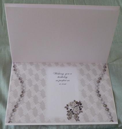 Sepia Roses Gatefold Insert by VALERIE BOYLE