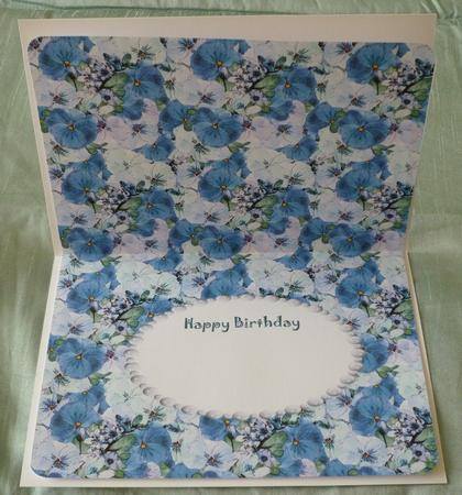 Spring Flowers and Lace Matching Backing Paper by VALERIE BOYLE