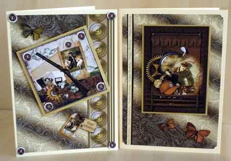Golden Metallic Paisley Embossed with Border Backing P by VALERIE BOYLE