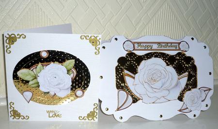 Rose Embellishment Sheet (white) by VALERIE BOYLE