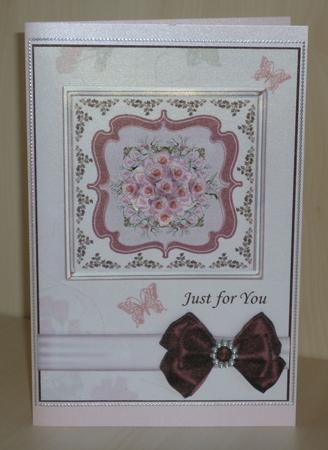 Pink Roses with Jewels by VALERIE BOYLE