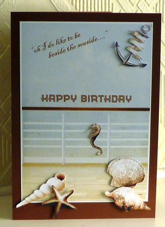 Seaside Embellishments (brown) by VALERIE BOYLE
