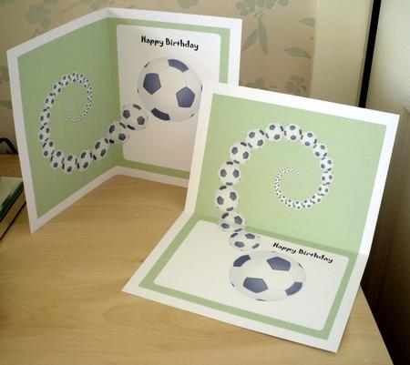 Football Fan Insert Green by VALERIE BOYLE