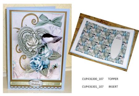 Vintage Floral Birds and Flowers by VALERIE BOYLE