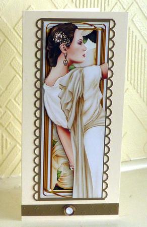 Art Deco Lady Pandore Dl (cream) by VALERIE BOYLE