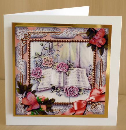 Songbook Butterfly One Edge Side Stacker by VALERIE BOYLE