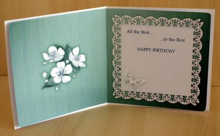 Apple Blossom Matching Insert Square Portrait by VALERIE BOYLE