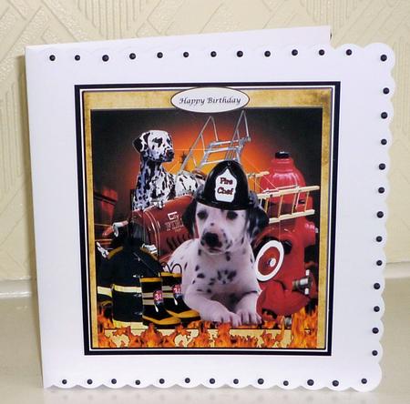 Dalmatian on Duty Topper & Pyramid Layers by VALERIE BOYLE