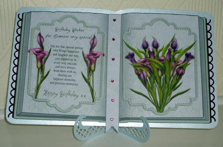 Lily Open Book Floral Mini Kit by VALERIE BOYLE