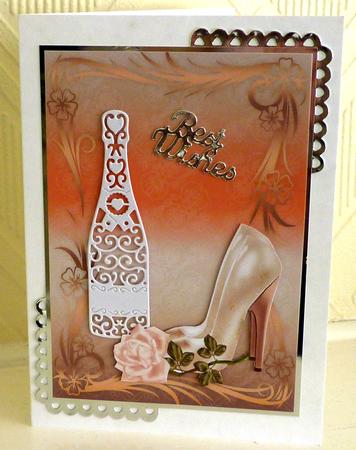 Two Peaches & Cream Backgrounds by VALERIE BOYLE