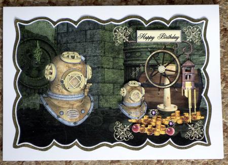 Male Birthday Card or Other Occasion by VALERIE BOYLE