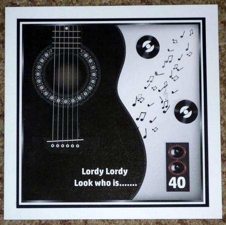 Black Guitar 40th Birthday Qs by VALERIE BOYLE