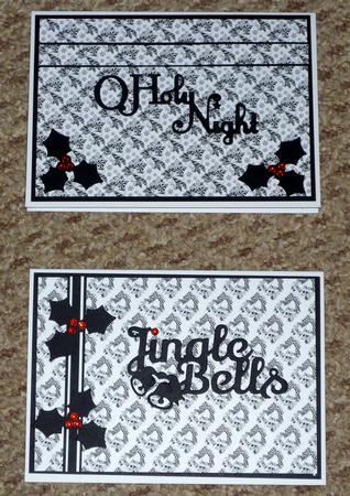 Christmas Monochrome 4 - Set of 12 Backing Papers by VALERIE BOYLE