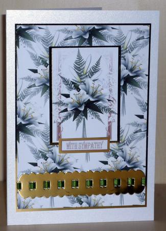 Lilies Background by VALERIE BOYLE