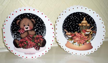 Bumperkit 8 Sheets Snowglobes Christmas by VALERIE BOYLE
