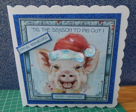 Christmas Pig Mini Kit by Valerie Cuthbertson