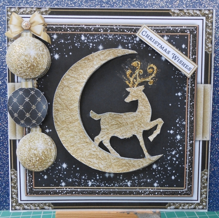 Christmas Moon Bumper Card Kit by Valerie Cuthbertson