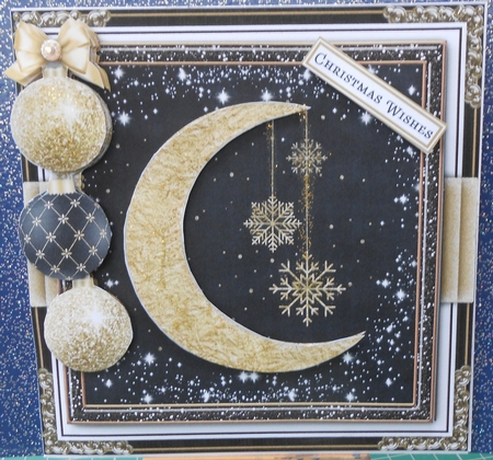 Christmas Moon Bumper Card Kit by Valerie Cuthbertson