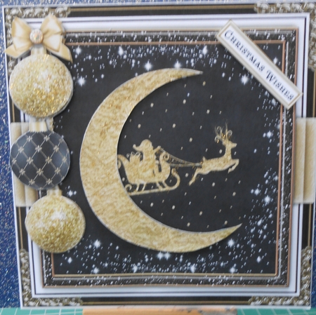 Christmas Moon Bumper Card Kit by Valerie Cuthbertson