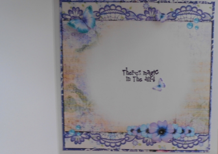 Vintage Shabby Grunge Magic Unicorn 1459 by Valerie Cuthbertson