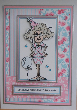 Stella - 29 Again? Talk About Recycling (Shabby Chic Summer Colors) by Valerie Cuthbertson