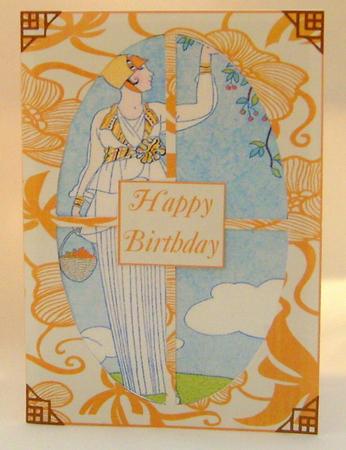 Art Deco Window Card Kit 8 by Valerie Cuthbertson