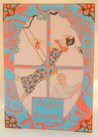 Art Deco Window Card Kit 10 by Valerie Cuthbertson