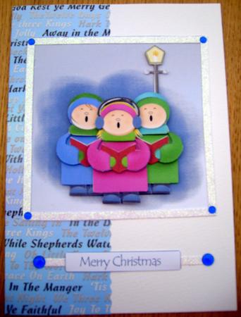 Christmas Carolers by Valerie Cuthbertson