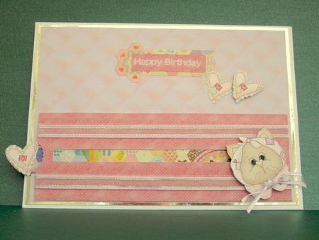 Patchwork Cat Penny Slider by Valerie Cuthbertson