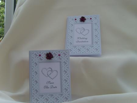 Lace & Silver Hearts 1 by Valerie Cuthbertson