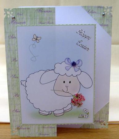 A4 Little Lamb by Valerie Cuthbertson