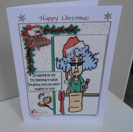 Stella's Making Her Christmas List Quick Card by Valerie Cuthbertson