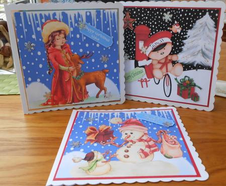 Black/blue Snowflakes 8x8 & A5 , Mega Bumper Kit by Valerie Cuthbertson