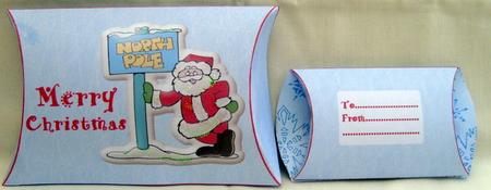 At the North Pole Pillow Box by Valerie Cuthbertson