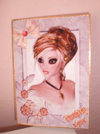 Belle of the Ball 2 Decoupage by Valerie Gabbitas