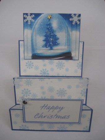 Christmas Snow Globe Stair Stepper Kit by Valerie Lockyer