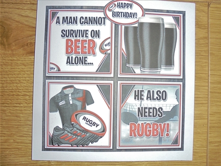 3 Cheers for Beer, Rugby & You by Valerie ODonnell