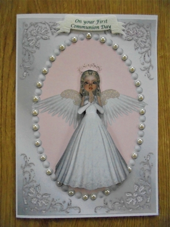 Holy Communion Card by Valerie ODonnell