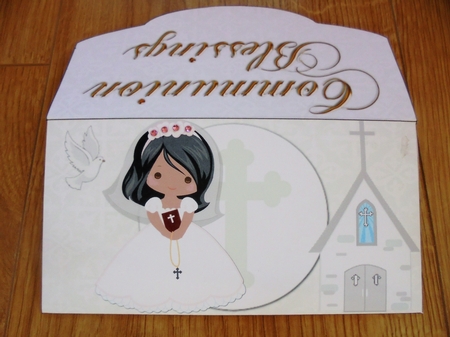FIRST COMMUNION MONEY WALLET - GIRLS L by Valerie ODonnell