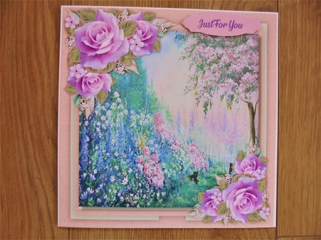 Beautiful  Roses and Cherry Bblossom  by Valerie ODonnell