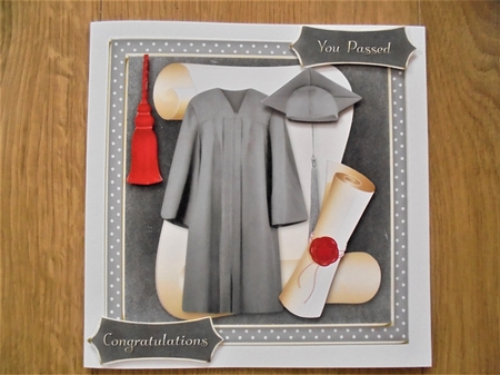 Graduation Cap and Gown 1 by Valerie ODonnell