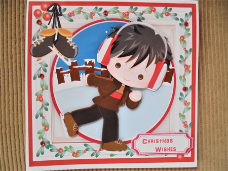 Little Ice Skater Boy  by Valerie ODonnell