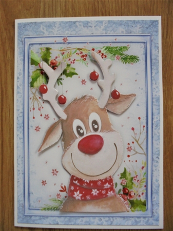 A5, Reindeer Tree  by Valerie ODonnell