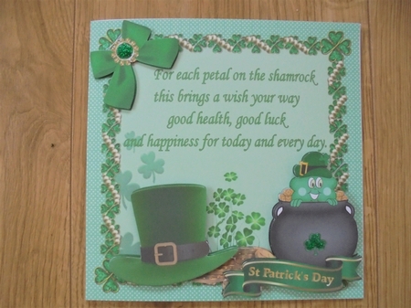 7x7 St Patricks day blessing 2 mini kit by Valerie ODonnell