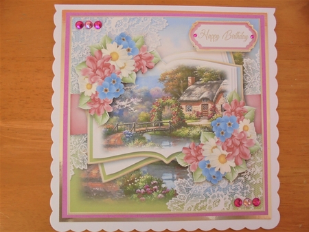 Summer Cottage Open Book by Valerie ODonnell