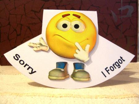 Sorry I Forgot Your Birthday Wobble Card by Valerie Potts