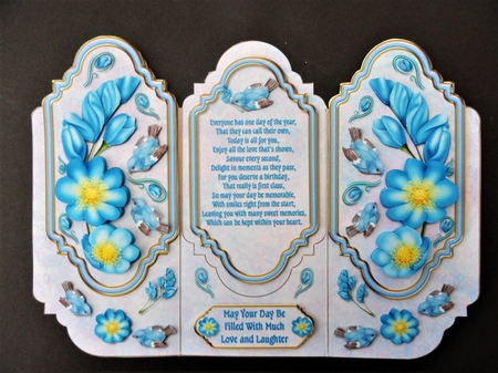 Floral Tri-Fold 4 Mini Kit  by Valerie Spowart