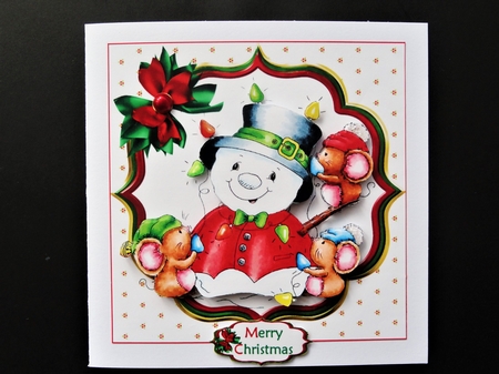 7x7 Christmas Cuties mini kit 8 by Valerie Spowart
