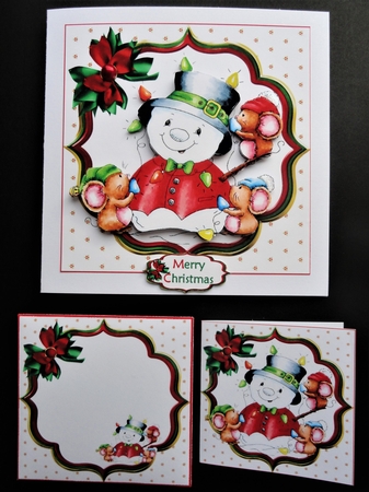 7x7 Christmas Cuties mini kit 8 by Valerie Spowart