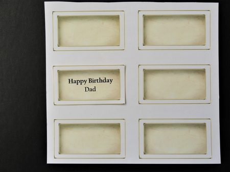 Blank Frame Natural & White Tags by Valerie Spowart